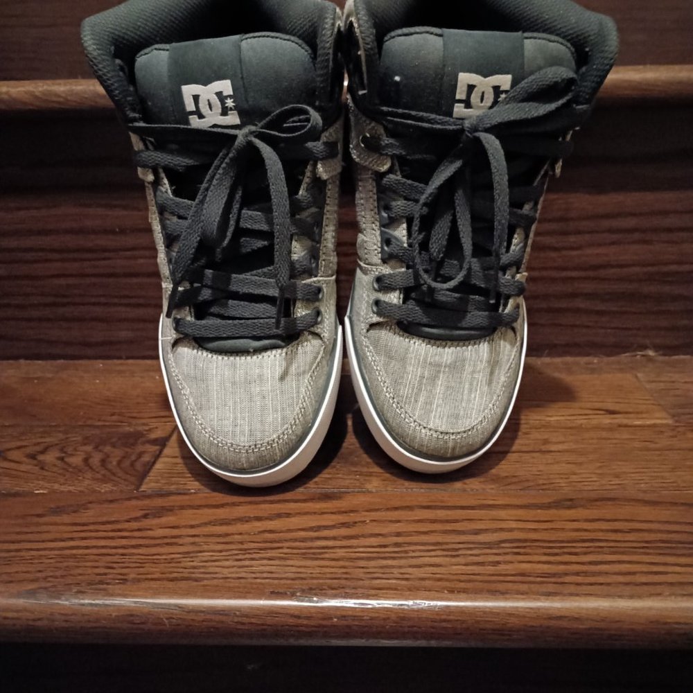 DC GREY/BLACK SNEAKERS
